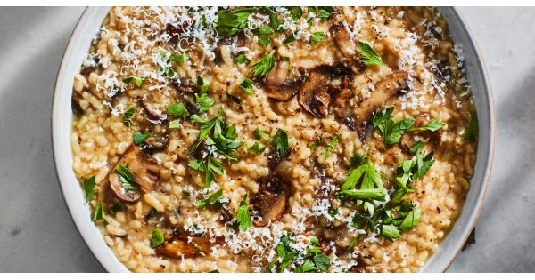 Instant Pot Mushroom Risotto