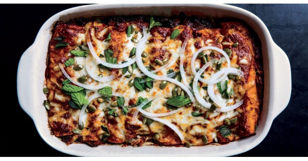 Winter Squash and Short-Rib Enchiladas