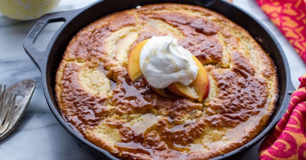 Make-Ahead Peach Breakfast Bake