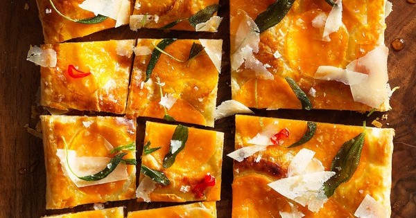 Butternut Squash Tart with Fried Sage