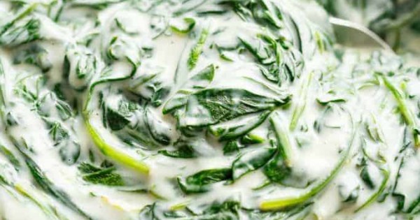 Easy Creamed Spinach