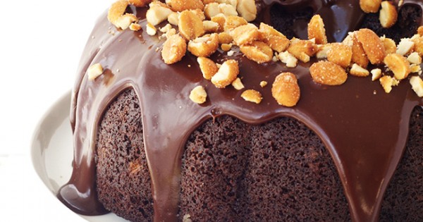 Chocolate Peanut Butter Bundt Cake