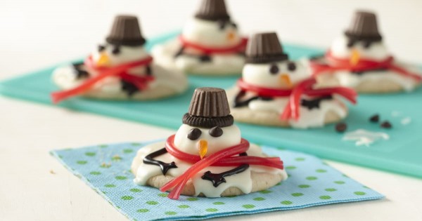 Melted Snowmen Cookies