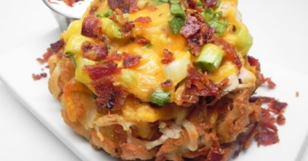 Chicken Bacon Ranch Loaded Bloomin' Onion