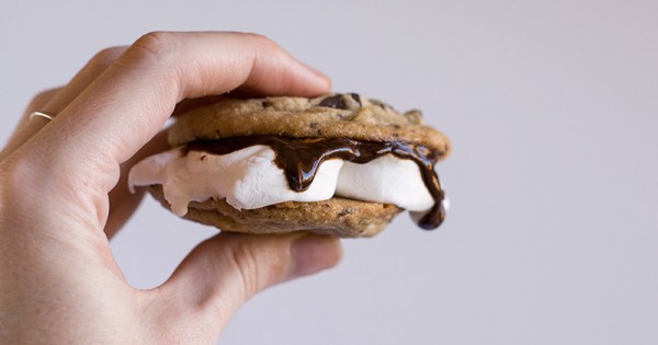 Choc Chip S'more Cookie Sandwich