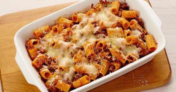 Baked Rigatoni with Beef