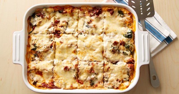 Spinach and Beef Lasagna