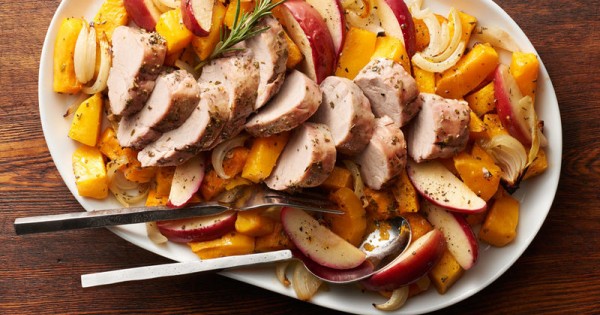 Easy Pork and Squash Sheet-Pan Dinner