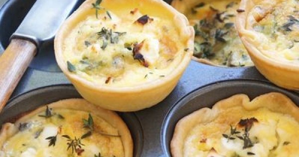 Goat's Cheese and Asparagus Tarts