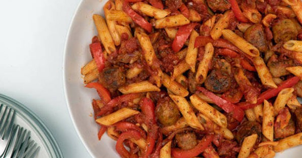 Vegan Chorizo pasta
