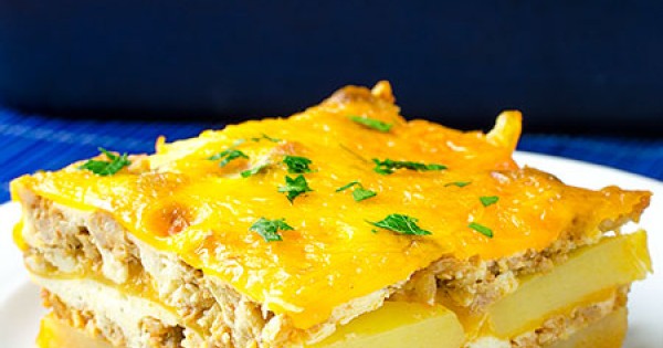 Hamburger Potato Cheese Casserole