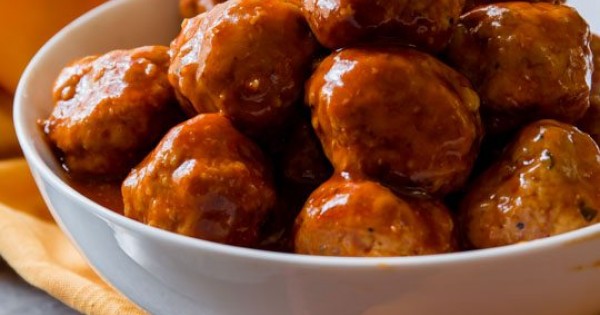 Slow Cooker BBQ Turkey Meatballs