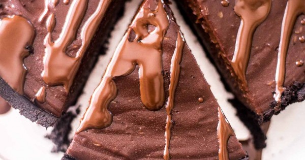 No Bake Double Chocolate Pie