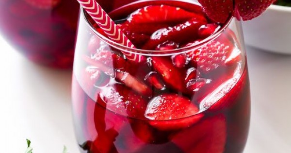 Strawberry Pomegranate Sangria