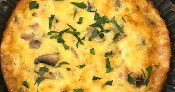 Crustless Quiche with Prosciutto