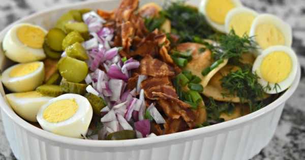 Loaded Pierogi Potato Salad