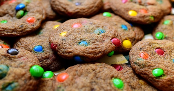 Browned Butter M&M Cookies