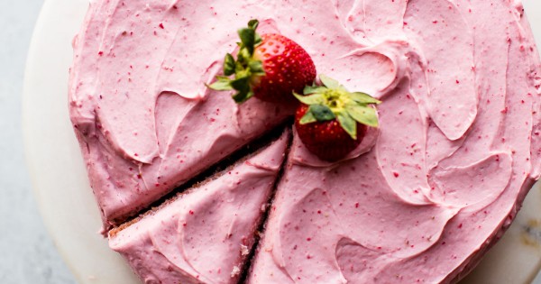 Homemade Strawberry Cake