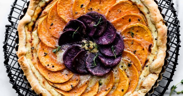 Savory Vegetable Cheese Tart