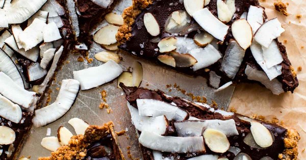 Chocolate Coconut Almond Tart (GF)