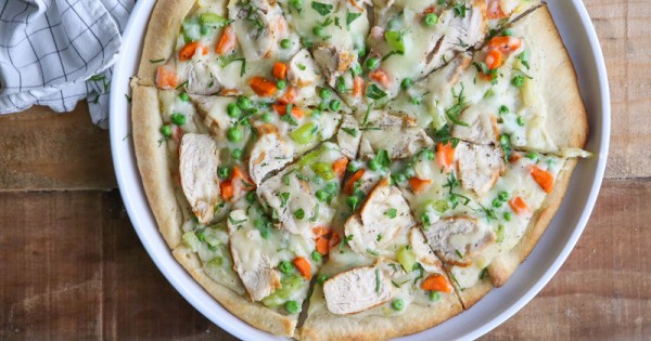 Turkey Pot Pie Pizza