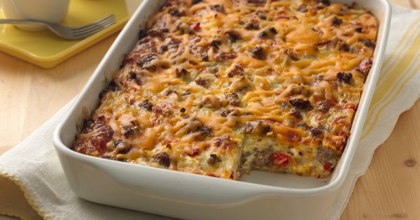 Impossibly Easy Breakfast Bake (Crowd Size)