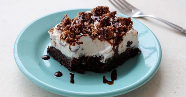 Brownie Ice Cream Crunch Bars