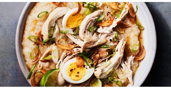 Arroz Caldo (Chicken Rice Porridge)