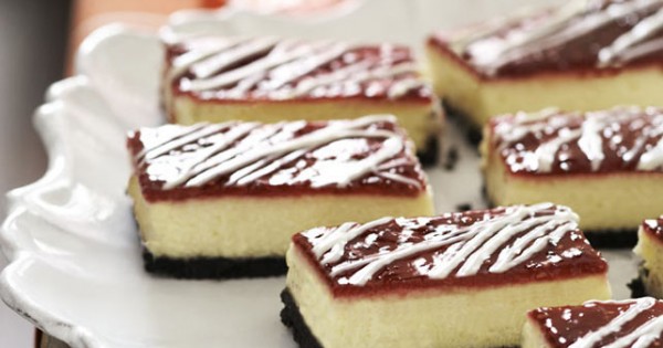 White Chocolate-Raspberry Cheesecake Bars