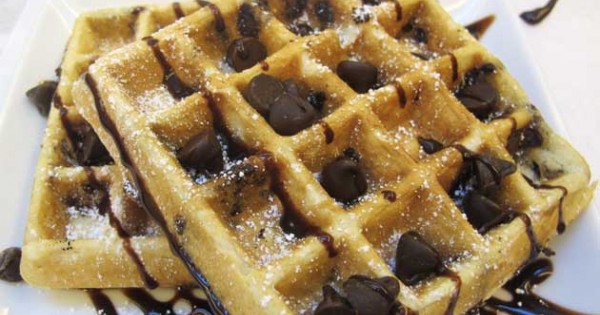 Chocolate Chip Belgian Waffles
