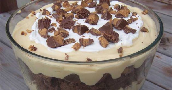 Peanut Butter Brownie Trifle