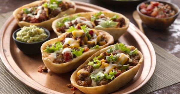 Beef Chimichanga Taco Bowls