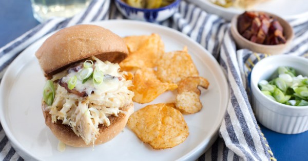 Slow-Cooker Bacon-Ranch Chicken Melts