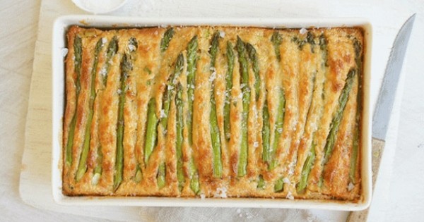 Asparagus and Chicken Quiche