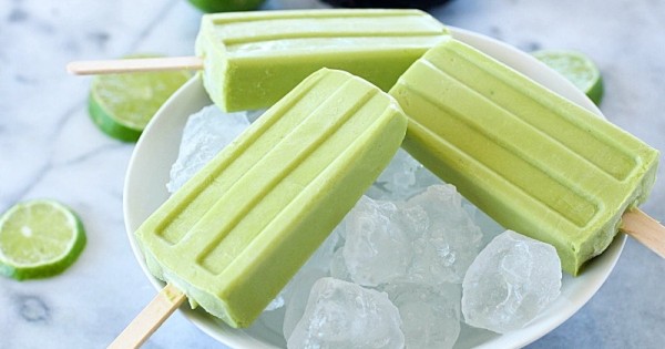 Creamy Avocado Coconut Popsicles