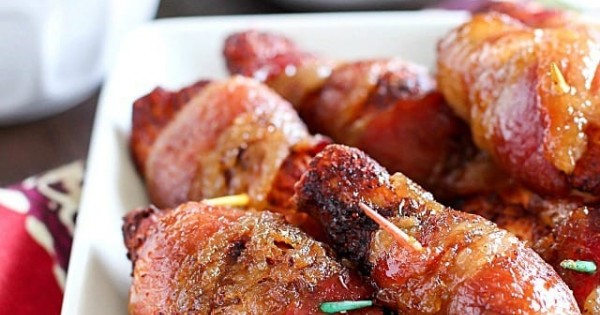 Brown Sugar Bacon Wrapped Chicken