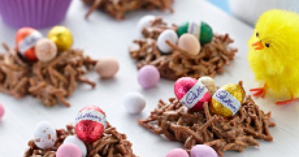Crunchy Milk Chocolate Easter Egg Nests