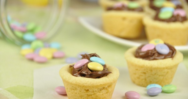 M&M Nutella Cookie Cups