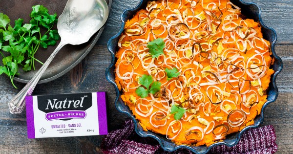 Sweet potato and chorizo shepherd’s pie