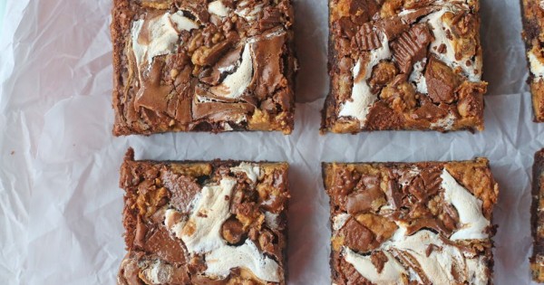 Fluffernutter Brownies