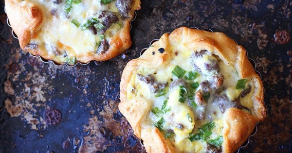 Steak and White Cheddar Egg Souffles