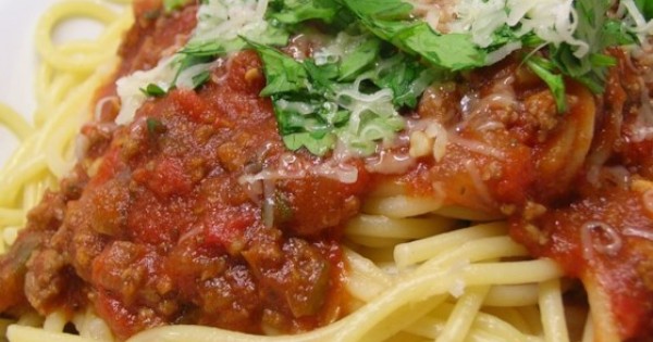 Spaghetti Sauce with Ground Beef