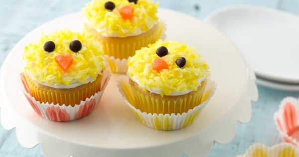 Easter Chicks Cupcakes