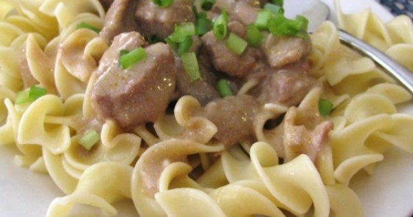 Slow Cooker Beef Stroganoff I
