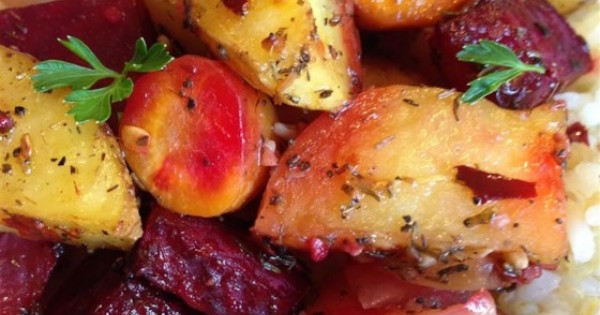 Savory Roasted Root Vegetables