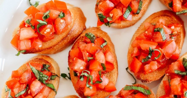 Tomato and Basil Bruschetta