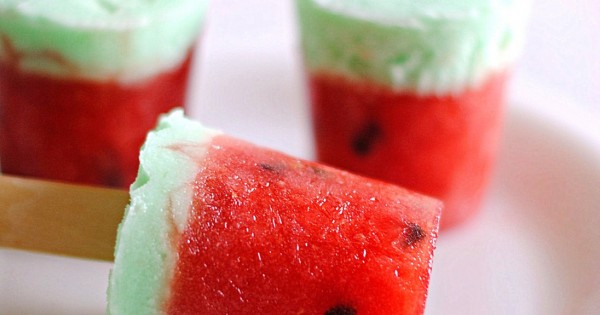 Watermelon Ice Pops