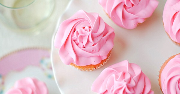 Strawberry Moscato Cupcakes