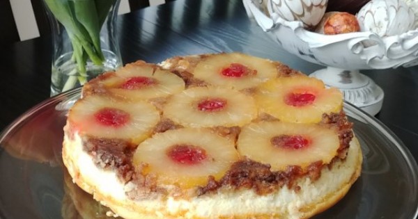 Pineapple Upside-Down Cheesecake