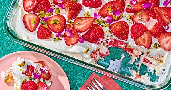 Watermelon-Rose Trifle